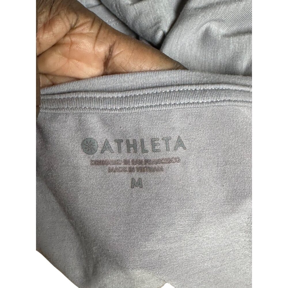 Athleta Lavender Scoop Neck Tunic Tee Size M Stretchy Soft - Picture 4 of 6
